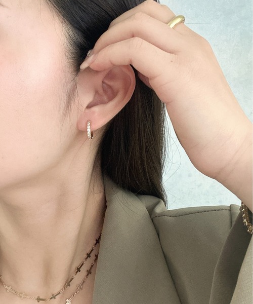 Burner(バーナー)の「【OKUOKU 0909】エタニティ フープピアス 両耳用 oku-pierce-617056266754-5 Y【RBTS】(ピアス(両耳用)・レディース・シルバー系その他2/シルバー/ゴールド系その他2/ゴールド系その他/シルバー系その他/ゴールド・FREE)」の16枚目の写真