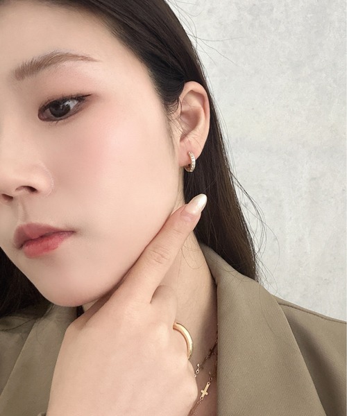 Burner(バーナー)の「【OKUOKU 0909】エタニティ フープピアス 両耳用 oku-pierce-617056266754-5 Y【RBTS】(ピアス(両耳用)・レディース・シルバー系その他2/シルバー/ゴールド系その他2/ゴールド系その他/シルバー系その他/ゴールド・FREE)」の18枚目の写真