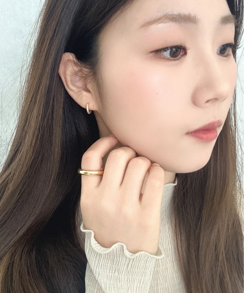 Burner(バーナー)の「【OKUOKU 0909】エタニティ フープピアス 両耳用 oku-pierce-617056266754-5 Y【RBTS】(ピアス(両耳用)・レディース・シルバー系その他2/シルバー/ゴールド系その他2/ゴールド系その他/シルバー系その他/ゴールド・FREE)」の11枚目の写真