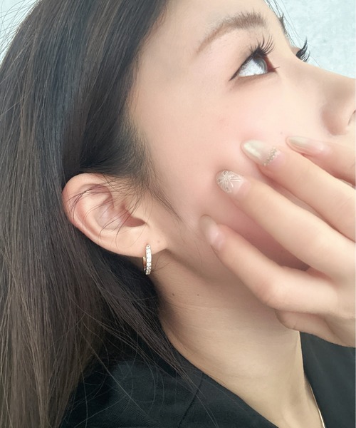 Burner(バーナー)の「【OKUOKU 0909】エタニティ フープピアス 両耳用 oku-pierce-617056266754-5 Y【RBTS】(ピアス(両耳用)・レディース・シルバー系その他2/シルバー/ゴールド系その他2/ゴールド系その他/シルバー系その他/ゴールド・FREE)」の22枚目の写真