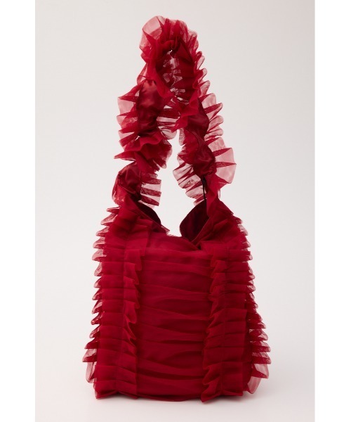 RODEO CROWNS WIDE BOWL（ロデオクラウンズワイドボウル）の「シアーフリルバッグ（ショルダーバッグ・レディース・レッド/ブラック/ブラウン系その他・FREE）」の10枚目の写真