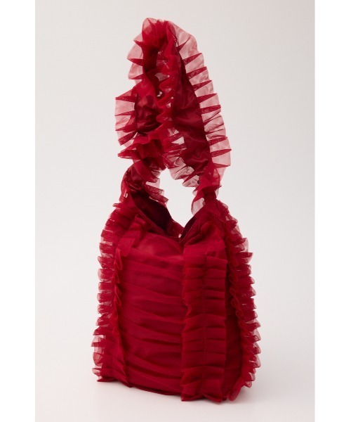 RODEO CROWNS WIDE BOWL（ロデオクラウンズワイドボウル）の「シアーフリルバッグ（ショルダーバッグ・レディース・レッド/ブラック/ブラウン系その他・FREE）」の11枚目の写真