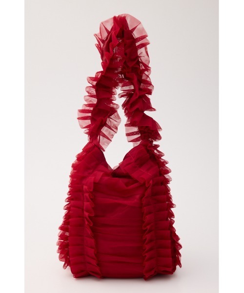 RODEO CROWNS WIDE BOWL（ロデオクラウンズワイドボウル）の「シアーフリルバッグ（ショルダーバッグ・レディース・レッド/ブラック/ブラウン系その他・FREE）」の13枚目の写真