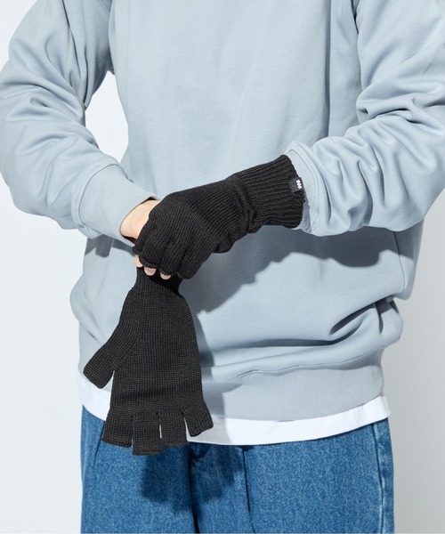 FINGERLESS KNIT GLOVES / フィンガーレスニットグローブ（手袋