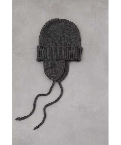 AZUL by moussy（アズールバイマウジー）の「トルーパーニットキャップ（ニットキャップ/ビーニー・メンズ・ブラック/グレー・FREE）」の11枚目の写真