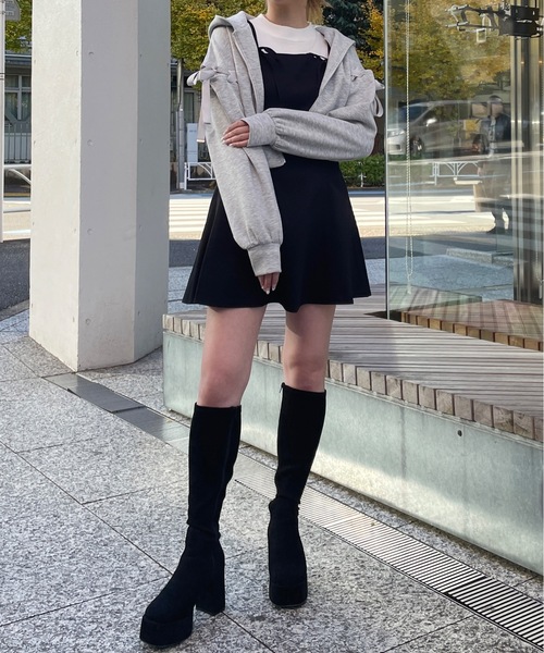 袖レースアップパーカー（パーカー）｜one way（ワンウェイ）