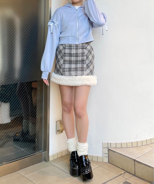 袖レースアップパーカー（パーカー）｜one way（ワンウェイ）