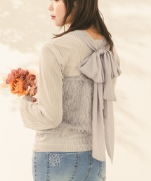 Os Occasions（オズオケージョンズ）の「Os　-オズ-　オーガンジーリボンビスチェ（キャミソール）」