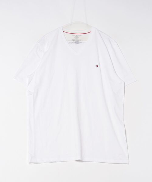 TOMMY HILFIGER(トミーヒルフィガー)の「【Tommy Hilfiger】ユニセックス 半袖Tシャツ Vネック(Tシャツ/カットソー・メンズ・ホワイト/ネイビー/ブラック・S/M/L/XL)」の5枚目の写真
