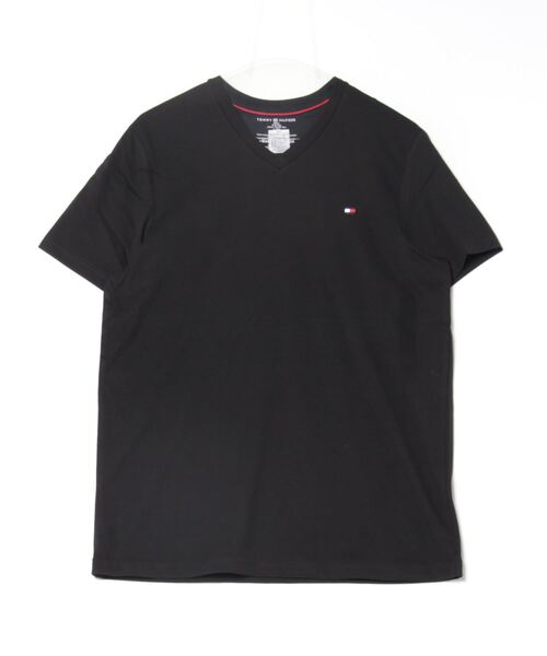 TOMMY HILFIGER(トミーヒルフィガー)の「【Tommy Hilfiger】ユニセックス 半袖Tシャツ Vネック(Tシャツ/カットソー・メンズ・ホワイト/ネイビー/ブラック・S/M/L/XL)」の6枚目の写真