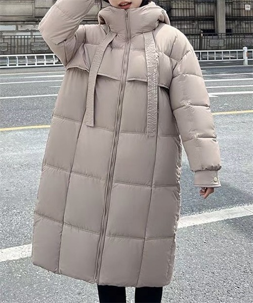 ANSWER LUZeSOMBRA フード付きロングダウンジャケット フード付き ロングダウンジャケット（ダウンジャケット/コート