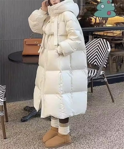 【セール】フード付き ロングダウンジャケット（ダウンジャケット/コート）｜Dream garden（ドリームガーデン）