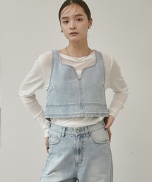 【WEB限定/別注】スラブデニム ビスチェ