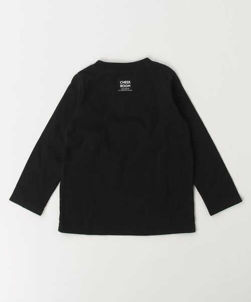 CHEEK ROOM（チークルーム）の「CHEEK ROOM/チークルーム えだまめロングＴシャツ（Tシャツ/カットソー・キッズ・ブラック/ピンク/ベージュ系その他6・100cm/90cm/110cm/120cm/130cm/80ｃｍ）」の8枚目の写真