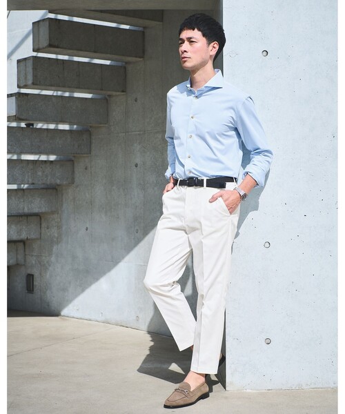 green label relaxing(グリーンレーベルリラクシング)の「【WEB限定】JUST fit チノ スキニー パンツ(チノパンツ・メンズ・ベージュ/ブラック/オリーブ/オフホワイト・M/XL/S/L)」の8枚目の写真