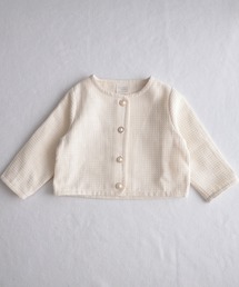 coto cotte（コトコト）の「ツイード ジャケット（ノーカラージャケット）」