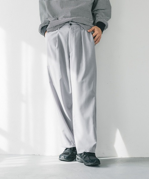 LOWRYS FARM(ローリーズファーム)の「ファンマートロワイドパンツ 321423(その他パンツ・メンズ・ブラック/グレー/ブルー・MEDIUM/LARGE)」の2枚目の写真
