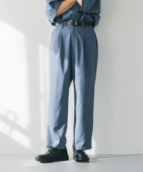 LOWRYS FARM(ローリーズファーム)の「ファンマートロワイドパンツ 321423(その他パンツ・メンズ・ブラック/グレー/ブルー・MEDIUM/LARGE)」の3枚目の写真