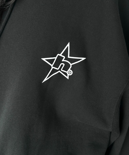 HUF(ハフ)の「HUF(ハフ)/H STAR LOGO P/O HOODIE/スター ロゴ フーディ バックプリント スウェット パーカー プルオーバー(パーカー・レディース・ブラウン/ブラック/アッシュグレー・M/L/XL/XXL/S)」の5枚目の写真