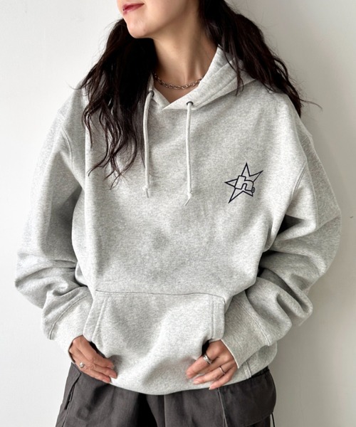 セール】HUF(ハフ)/H STAR LOGO P/O HOODIE/スター ロゴ フーディ
