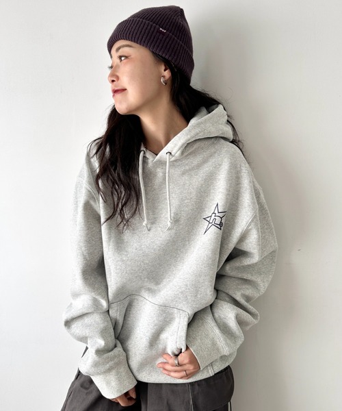セール】HUF(ハフ)/H STAR LOGO P/O HOODIE/スター ロゴ フーディ