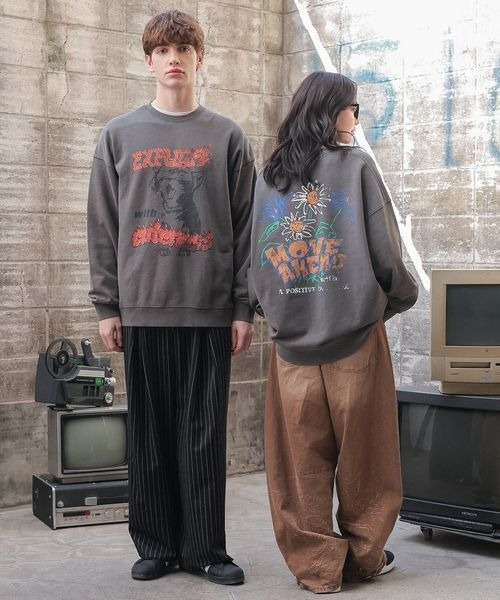 《UNISEX》アソートグラフィックスウェット（スウェット）｜PBLIM（ページボーイリム）