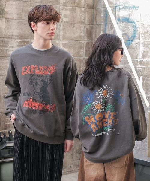 《UNISEX》アソートグラフィックスウェット（スウェット）｜PBLIM（ページボーイリム）
