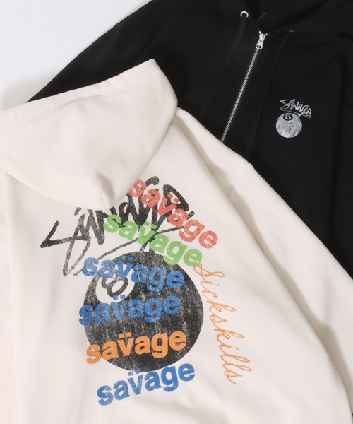 セール】Street Design Sweat Hoodie/オーバーサイズ ストリートロゴ