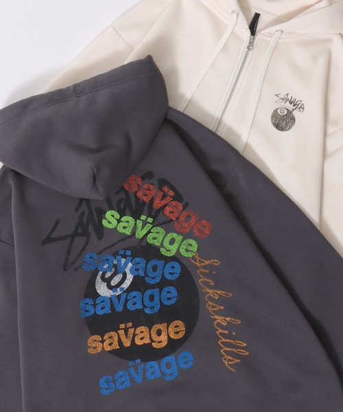 SITRY(シトリー)の「Street Design Sweat Hoodie/オーバーサイズ ストリートロゴ 裏起毛 フルジップパーカー フーディー パーカー スウェット レディース メンズ(パーカー・メンズ・グレー系その他/アイボリー/ブラック/ホワイト系その他/ブラック系その他/チャコール・M/XL/L)」の5枚目の写真