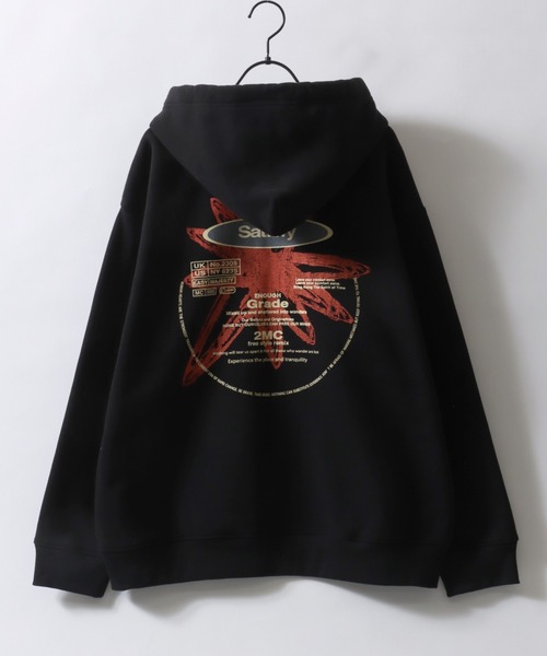 SITRY(シトリー)の「Street Design Sweat Hoodie/オーバーサイズ ストリートロゴ 裏起毛 フルジップパーカー フーディー パーカー スウェット レディース メンズ(パーカー・メンズ・グレー系その他/アイボリー/ブラック/ホワイト系その他/ブラック系その他/チャコール・M/XL/L)」の10枚目の写真