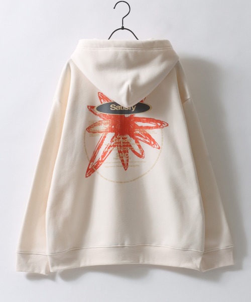 SITRY(シトリー)の「Street Design Sweat Hoodie/オーバーサイズ ストリートロゴ 裏起毛 フルジップパーカー フーディー パーカー スウェット レディース メンズ(パーカー・メンズ・グレー系その他/アイボリー/ブラック/ホワイト系その他/ブラック系その他/チャコール・M/XL/L)」の8枚目の写真