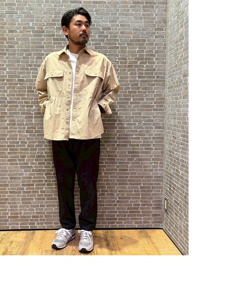 Grand PARK（グランドパーク）の「リネンライクポリエステルテーパードパンツ（その他パンツ・メンズ・チャコールグレー/ネイビー・MEDIUM/LARGE/X-LARGE/SMALL）」の6枚目の写真