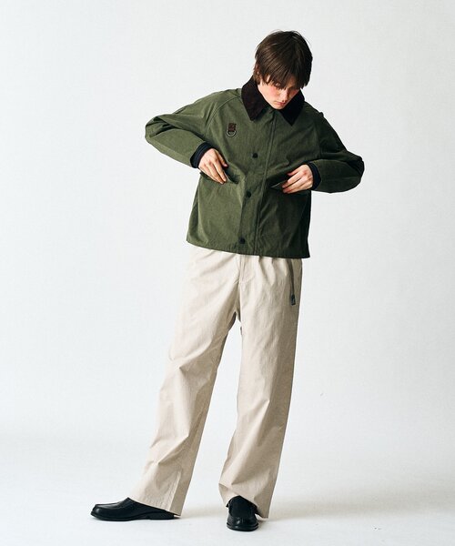 417 EDIFICE（フォーワンセブンエディフィス）の「Gramicci / グラミチ × 417別注コットンナイロンワイドパンツ（カーゴパンツ・メンズ・ネイビー/ベージュ/チャコールグレー・LARGE/X-LARGE/MEDIUM）」の9枚目の写真