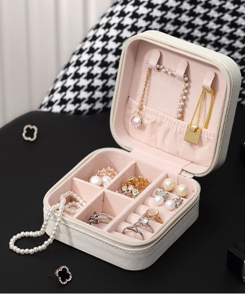 セール】ジュエリーボックス アクセサリーポーチ トラベル 携帯用