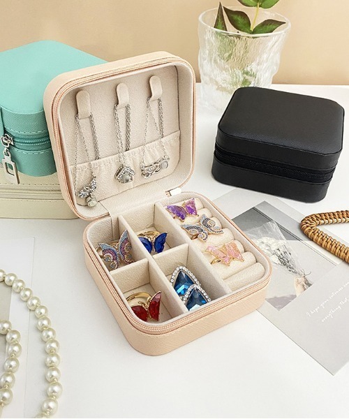 セール】ジュエリーボックス アクセサリーポーチ トラベル 携帯用