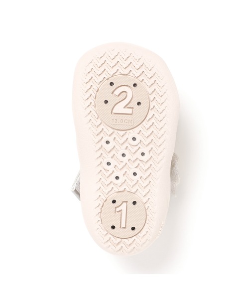 IFME（イフミー）の「BABY｜ifme nature ダブルベルトほうき星ウォーターシューズ（サンダル・キッズ・グレー/ベージュ・12.0cm/12.5cm/13.0cm/13.5cm/14.0cm/14.5cm/15.0cm）」の9枚目の写真