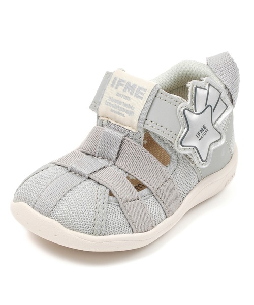 IFME（イフミー）の「BABY｜ifme nature ダブルベルトほうき星ウォーターシューズ（サンダル・キッズ・グレー/ベージュ・12.0cm/12.5cm/13.0cm/13.5cm/14.0cm/14.5cm/15.0cm）」の11枚目の写真
