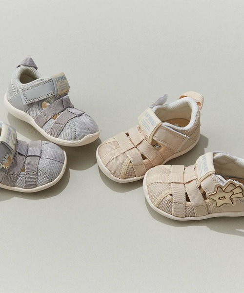 IFME（イフミー）の「BABY｜ifme nature ダブルベルトほうき星ウォーターシューズ（サンダル・キッズ・グレー/ベージュ・12.0cm/12.5cm/13.0cm/13.5cm/14.0cm/14.5cm/15.0cm）」の18枚目の写真