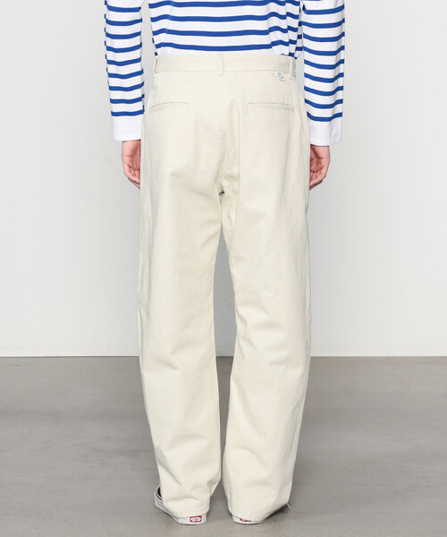 ORCIVAL(オーシバル)の「ORCIVAL | カツラギ 立体裁断ワイドパンツ MEN(その他パンツ・メンズ・ブラック/ベージュ系その他・4/5)」の6枚目の写真