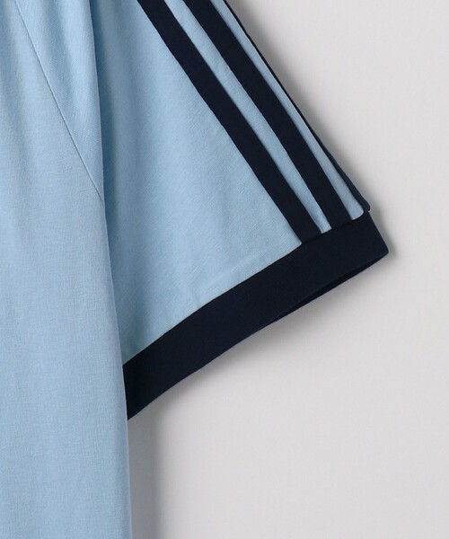 adidas Originals(アディダスオリジナルス)の「<adidas Originals>アディカラー クラシックス スリーストライプス Tシャツ(Tシャツ/カットソー・レディース・ライトブルー/ベージュ・S)」の11枚目の写真