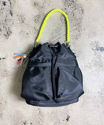 cheek（BAG）（チーク）の「【cheek / チーク】kinchaku code 2 way tote / 巾着 トート（トートバッグ）」