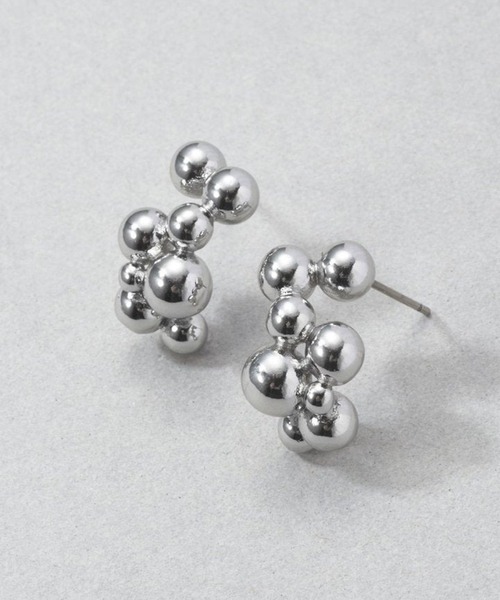 GOLDY(ゴールディ)の「【GOLDY】メタルビジューピアス / 1250304※(ピアス(両耳用)・レディース・シルバー系その他/ゴールド/シルバー/ゴールド系その他2・FREE)」の5枚目の写真