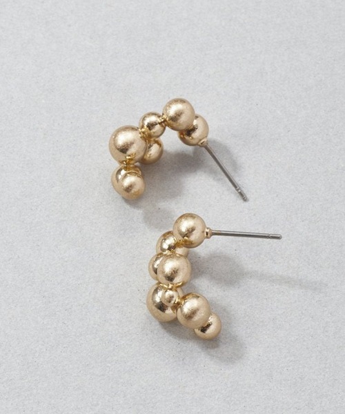 GOLDY(ゴールディ)の「【GOLDY】メタルビジューピアス / 1250304※(ピアス(両耳用)・レディース・シルバー系その他/ゴールド/シルバー/ゴールド系その他2・FREE)」の7枚目の写真