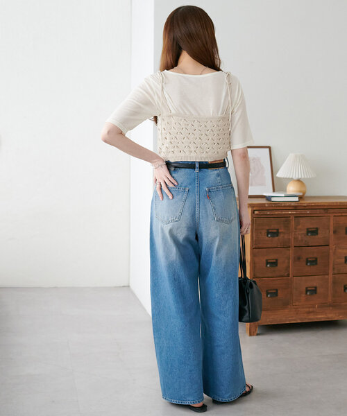 スカシビスチェ（キャミソール）｜DISCOAT（ディスコート）の