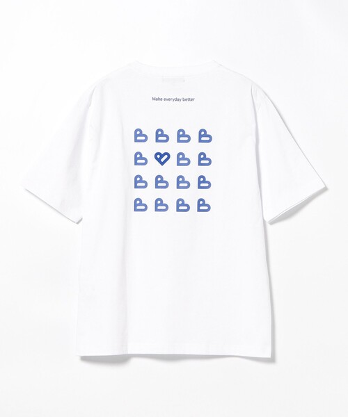 BEAMS HEART(ビームスハート)の「【ユニセックス】B-HEARTロゴ バックプリント Tシャツ(Tシャツ/カットソー・メンズ・ホワイト/ホワイト系その他2・S/M/L/XL)」の12枚目の写真