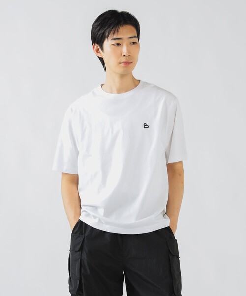 BEAMS HEART(ビームスハート)の「【ユニセックス】B-HEARTロゴ バックプリント Tシャツ(Tシャツ/カットソー・メンズ・ホワイト/ホワイト系その他2・S/M/L/XL)」の2枚目の写真