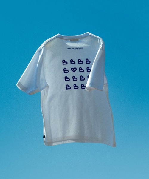 BEAMS HEART(ビームスハート)の「【ユニセックス】B-HEARTロゴ バックプリント Tシャツ(Tシャツ/カットソー・メンズ・ホワイト/ホワイト系その他2・S/M/L/XL)」の5枚目の写真