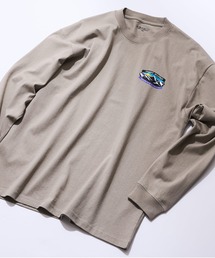 ragged mountain（ラギットマウンテン）の「【RAGGED MOUNTAIN/ラギットマウンテン】ワンポイントロゴプリントロンT（Tシャツ/カットソー）」