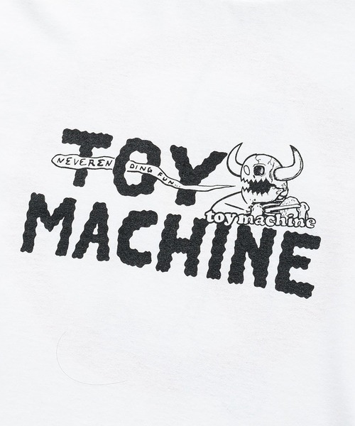 TOY MACHINE(トイ マシーン)の「TM NO SCOOTER LONG TEE(Tシャツ/カットソー・メンズ・ホワイト/ネイビー・XL/L/M)」の5枚目の写真