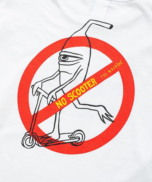 TOY MACHINE(トイ マシーン)の「TM NO SCOOTER LONG TEE(Tシャツ/カットソー・メンズ・ホワイト/ネイビー・XL/L/M)」の7枚目の写真